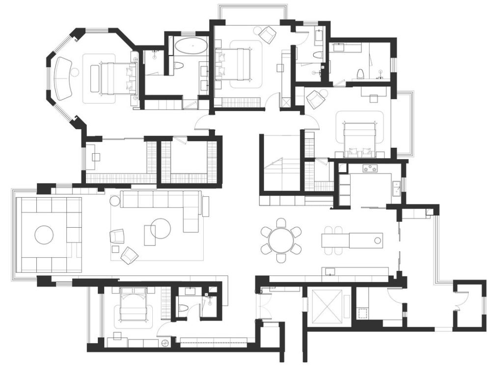 600平米复式设计,实现观景于家,揽境入家