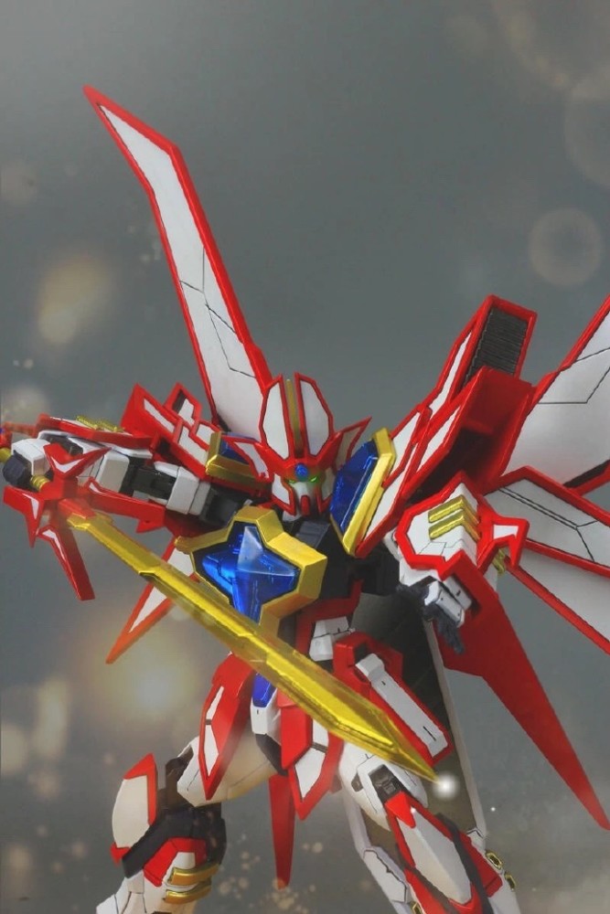 模玩控:套用强袭高达模型骨架,光能使者模型