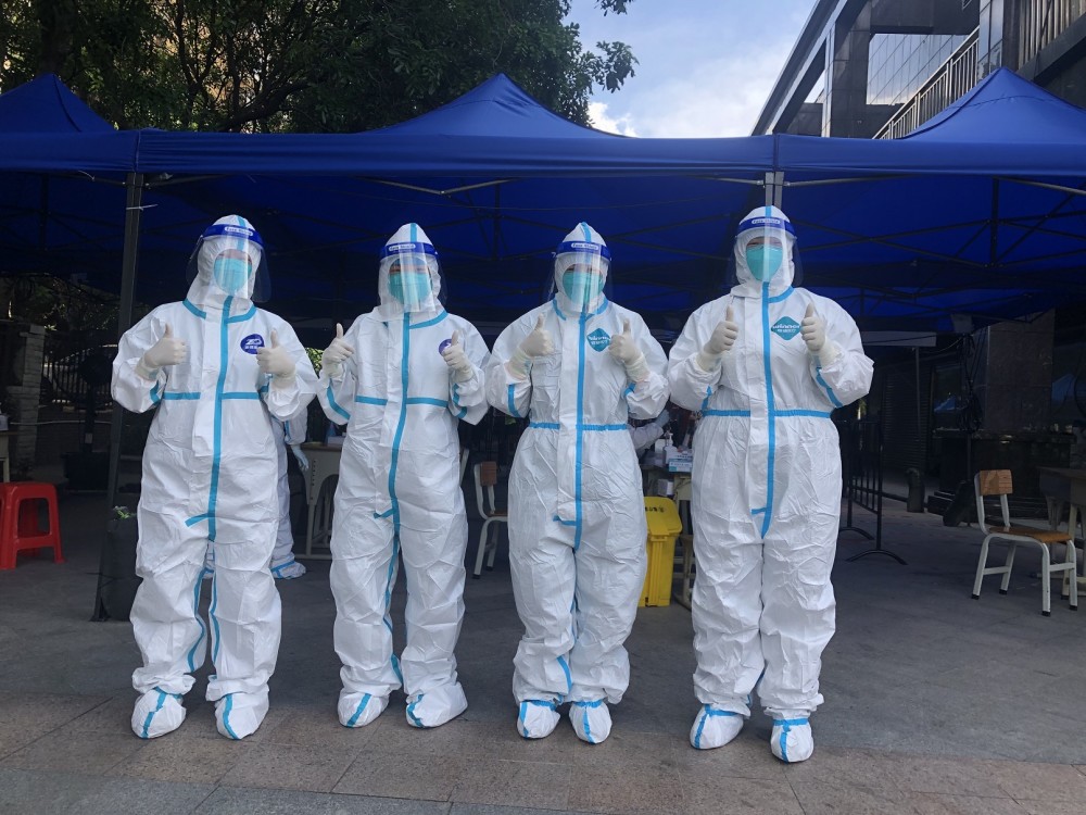 未来医生助力广州疫情防控,社康医护支援一线核酸检测
