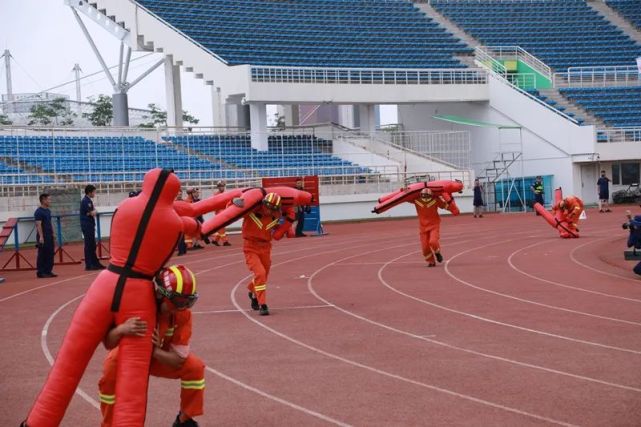 長春支隊第五屆消防運動會藍朋友如約而至