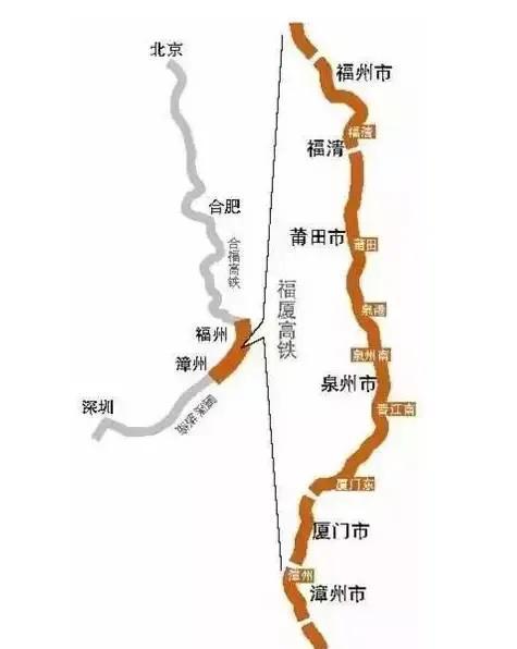 6.25鐵路調圖:福州,廈門到南寧方向增開多趟車次