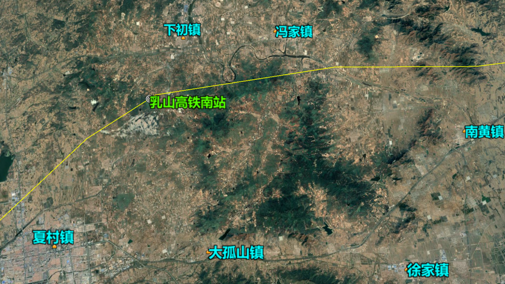 距离下一站乳山南站大约50公里,估计用时9分钟.莱阳南站.