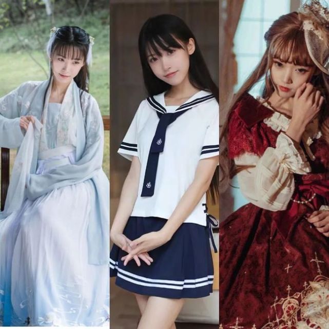 汉服lolitajk少女们穿出上百亿新风口
