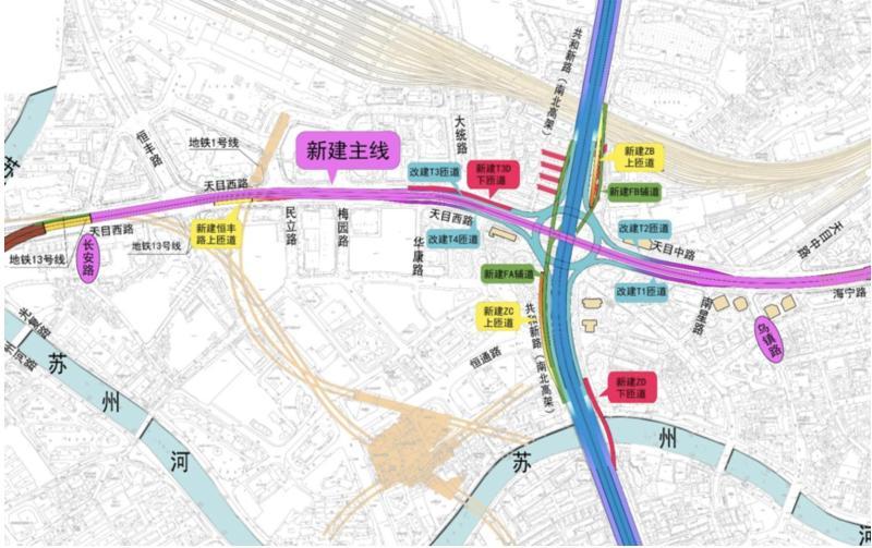 北横通道西段地图图片