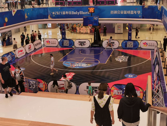 室内篮球场百家首店通州区近年来首座新商场开业了