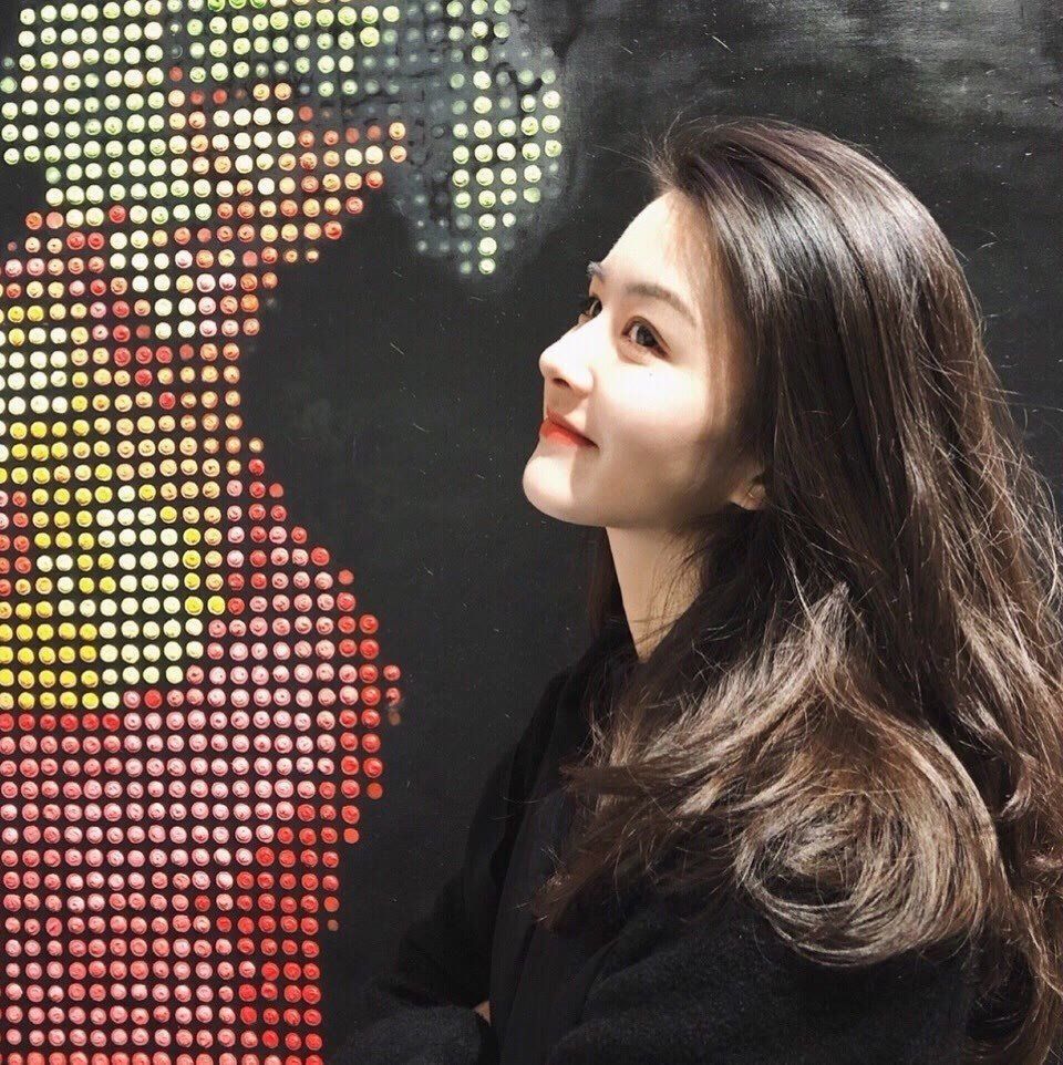 "小众又高级的侧脸女头"