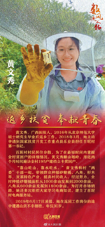 黄文秀硕士毕业主动申请驻村扶贫
