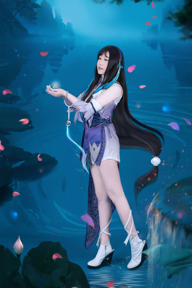 盘子女人坊古装写真体验王者荣耀西施cosplay