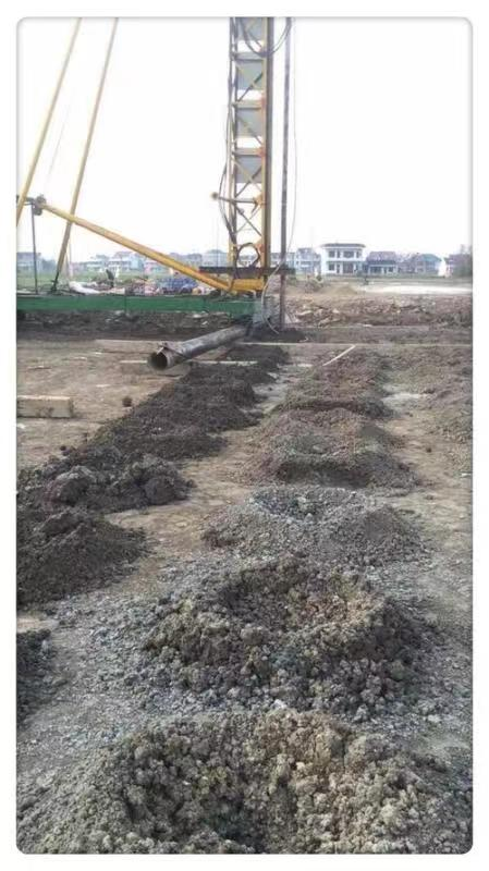 4,水泥土搅拌桩(桩径为600mm):适用:可用于已有建筑物地基加固而不