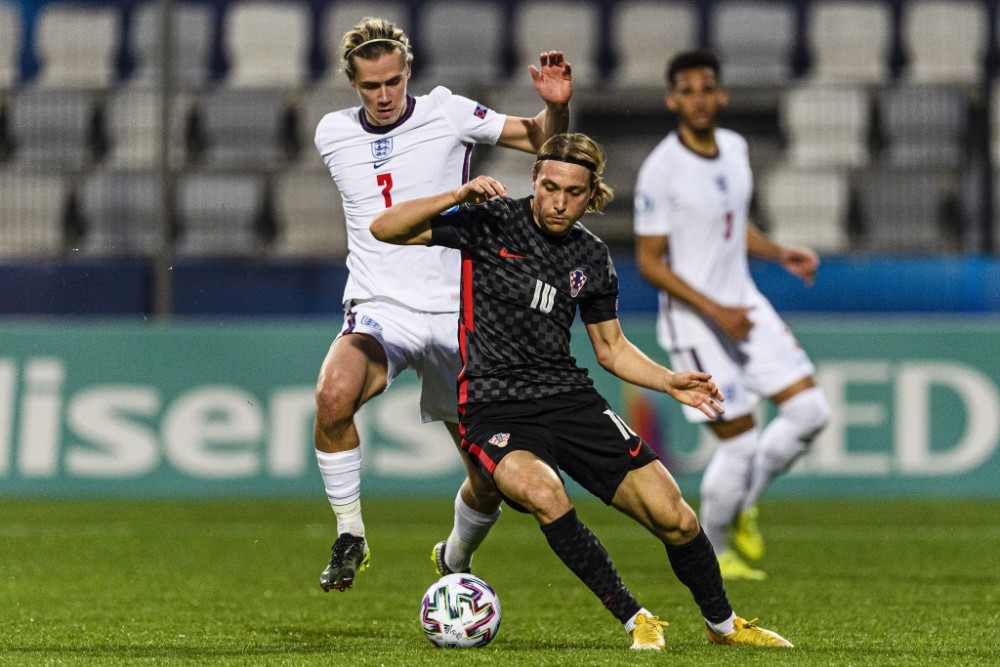 英格兰首轮1:0击败克罗地亚. 图片来源:视觉中国