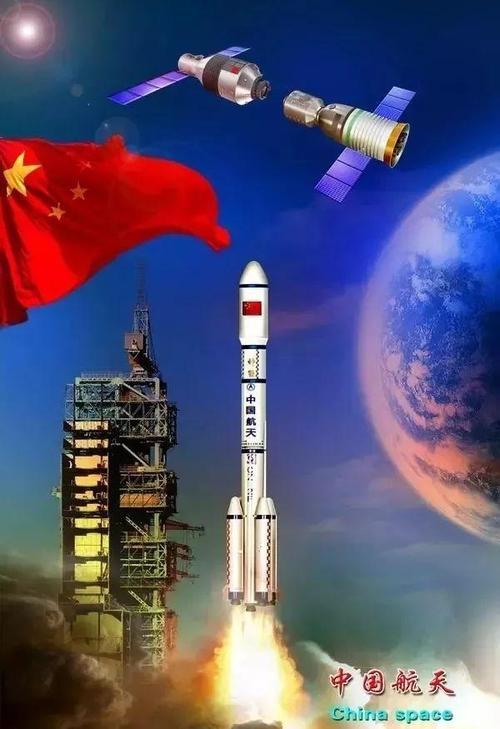 中国空间站外观图片