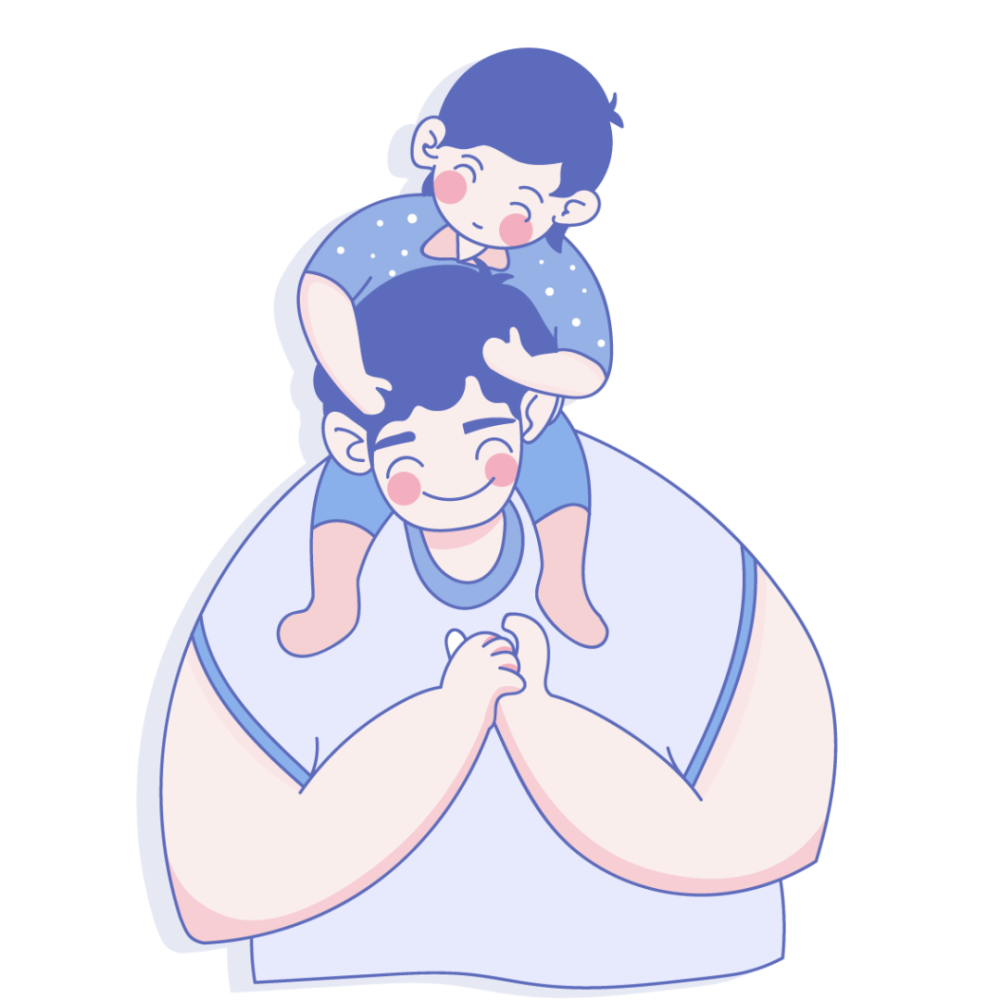 父亲节老男孩节日快乐