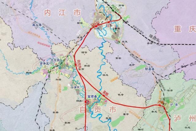 成都一高铁已于今日开通全长130公里两小时之内就能到达泸州