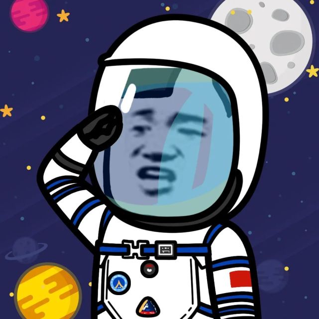 宇航员表情包头像,就是这么可可爱爱