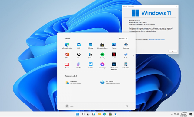 windows 11 系统最新曝光,全新ui很苹果味!_腾讯新闻