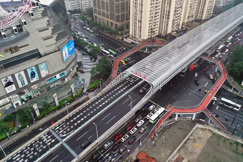 通车了横跨长宁普陀静安109公里北横通道西段投入使用