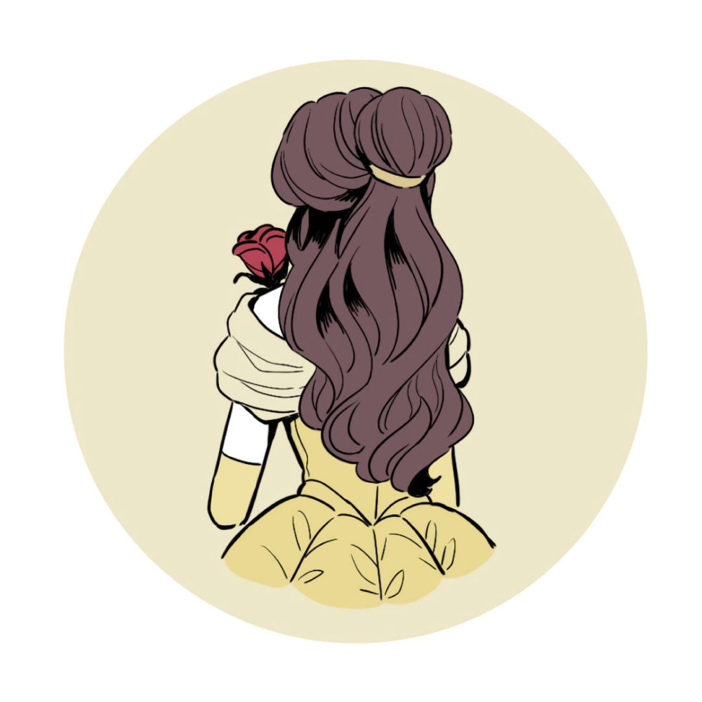 画师绘制迪士尼公主背影,靠发型分辨公主,你能猜对几个?