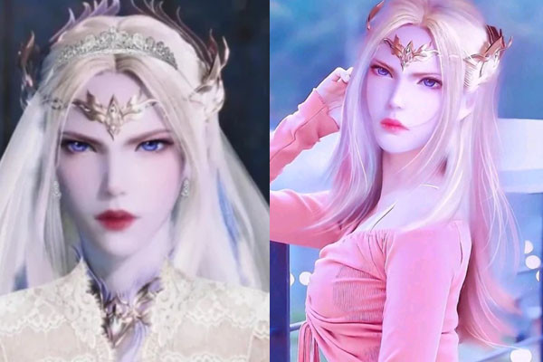 斗罗大陆女神穿现代装千仞雪的粉色战衣尽显神级身材白沉香女仆装瞩目