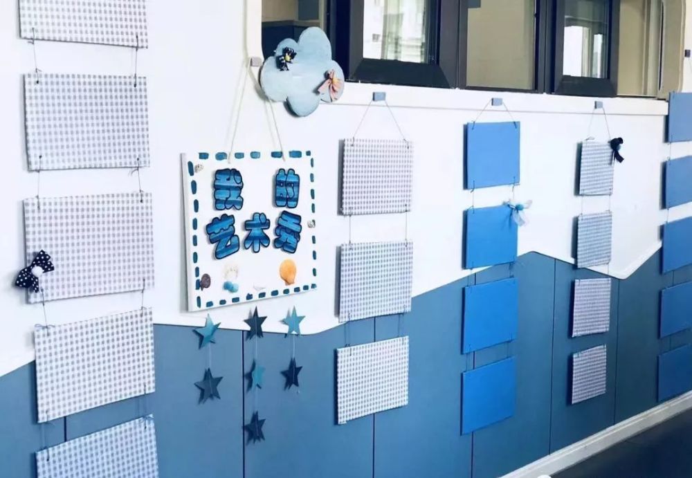 幼儿园蓝色风哆啦a梦环境布置欣赏