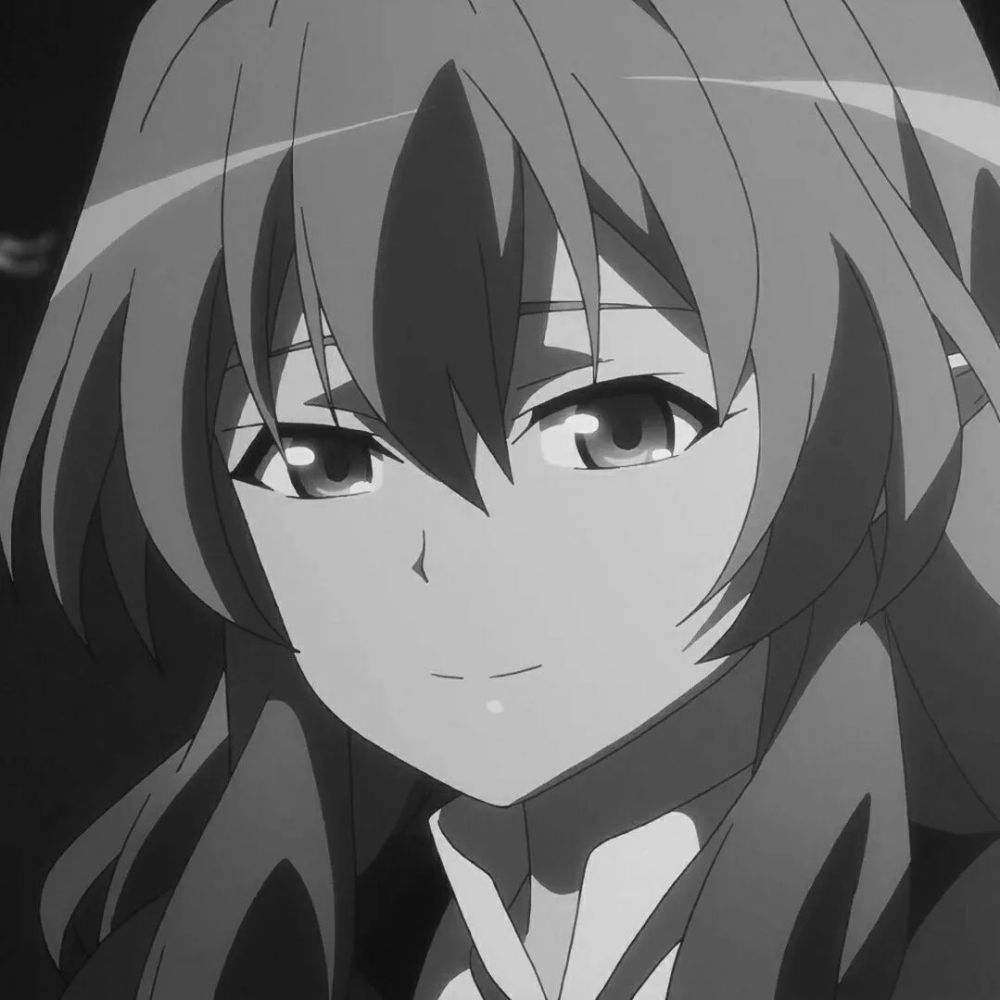 动漫头像黑白微丧头像
