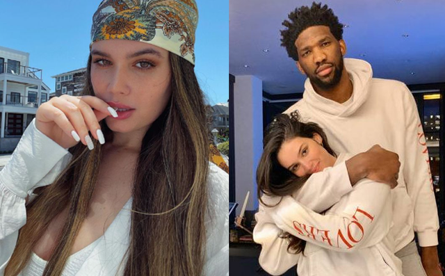 恩比德低迷一战美娇娘晒照不关心nba黑白配颜值堪比詹娜