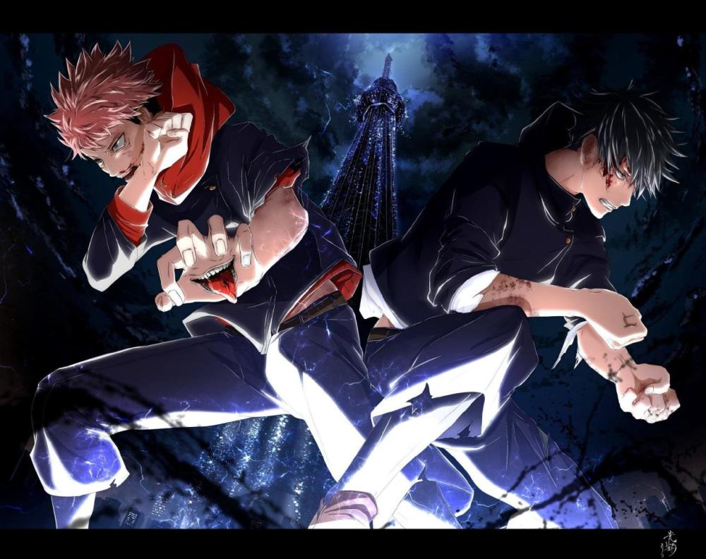 热血战斗的《咒术回战》,两面宿傩气场强大,五条悟战力满满_腾讯新闻