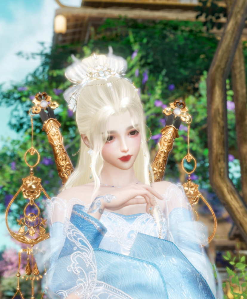 剑网三:新金发实装前后对比,之前黑得有多狠,如今脸就有多疼