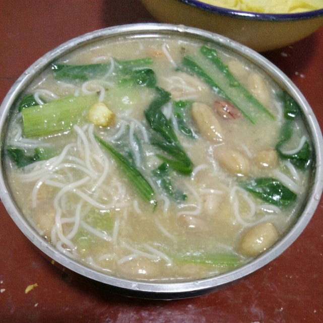 豫北农村有一种饭食叫菜糊涂当地人超级爱喝