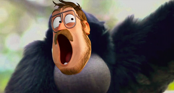 蒙奇巴士与《龙猫》中的猫巴士:(图源自豆瓣用户 滴溜滴溜转 对《智能