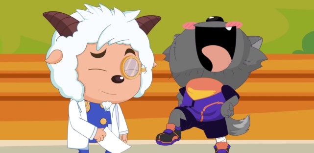 喜羊羊与灰太狼智羊羊和灰太狼炫耀孩子喜羊羊都不好意思了