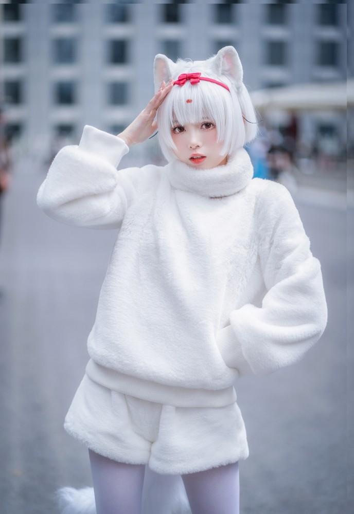 动物王国白狐cos正片