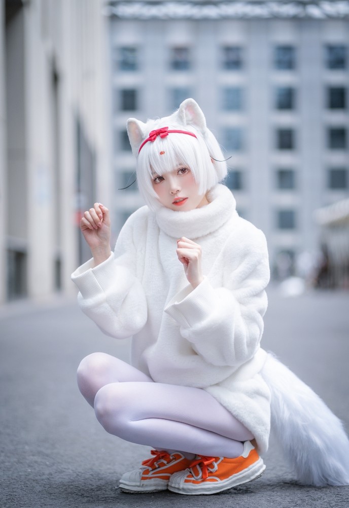 动物王国白狐cos正片