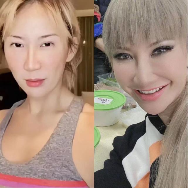神颜没有永恒,看李玟的素颜,再看李嘉欣的老去一点也不惊讶