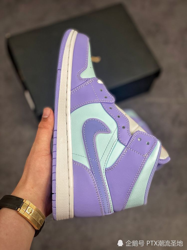 夏日里的薰衣草香小仙女逛街首选的aj1mid