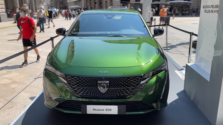 换代又换标全新一代标致308实车曝光你看咋样