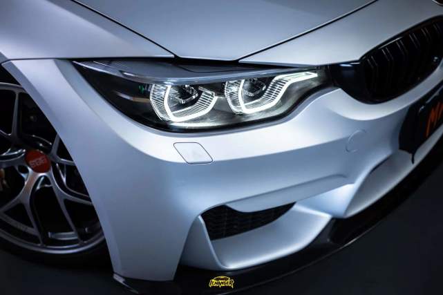 ichangericr改变者纯消光银改色膜宝马m4银色经典