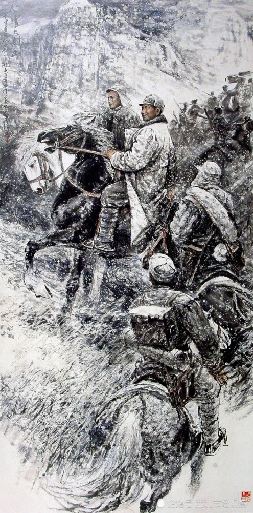 高民生《风雪大别山》