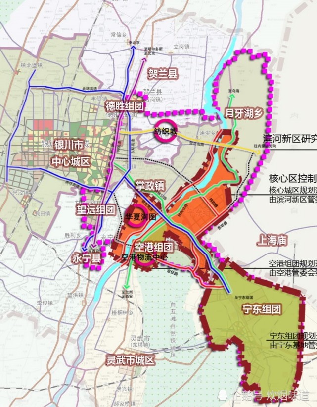 宁夏最大城市是首府银川银川市区正在跨黄河向东边发展