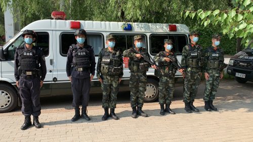 铁岭县公安武警联勤武装巡逻保平安_腾讯新闻