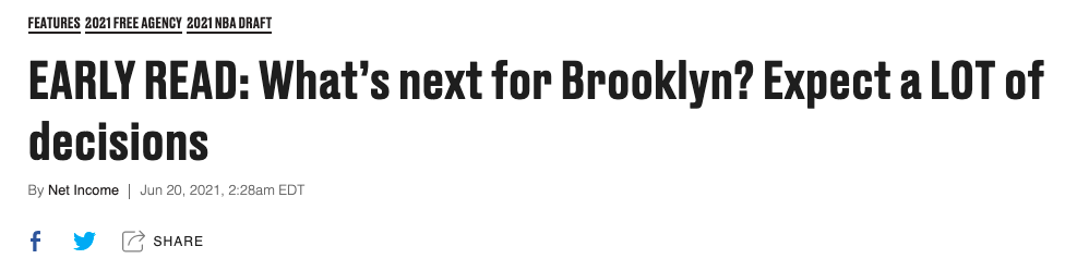 篮网阵容或大变 9人合同到期美媒建议静待时机签下5届全明星 全网搜