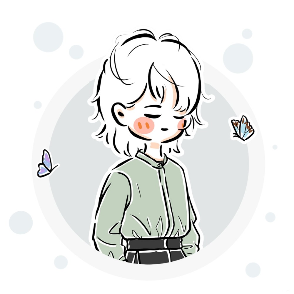 这组杨紫的插画头像可爱爆表啊