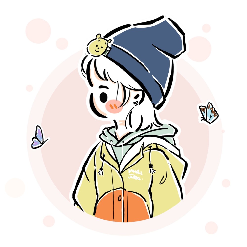 这组杨紫的插画头像可爱爆表啊