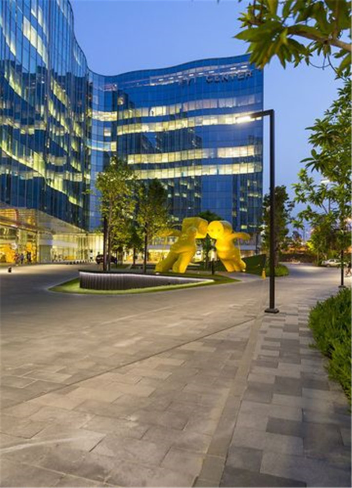 商业景观|泰国曼谷fyi中心办公写字楼前广场景观_腾讯新闻