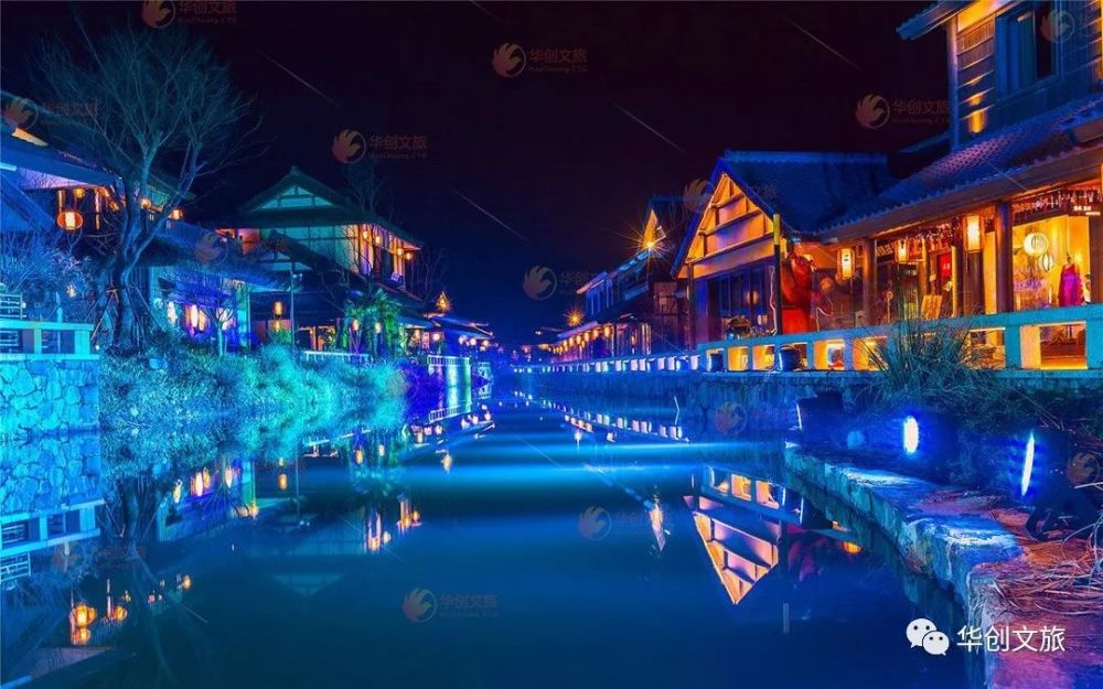 景区亮化让夜晚更加迷人