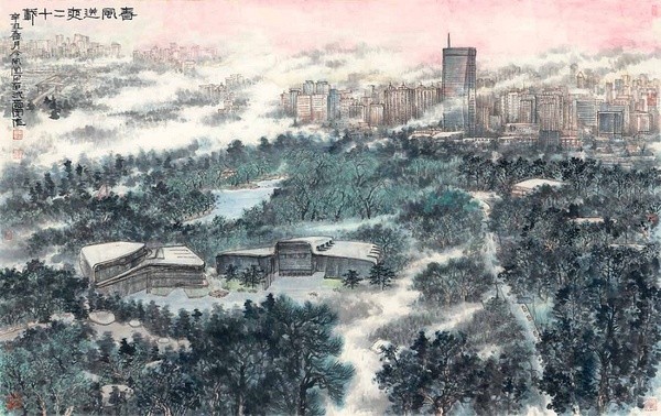 黄阿忠城市山水画的新格局