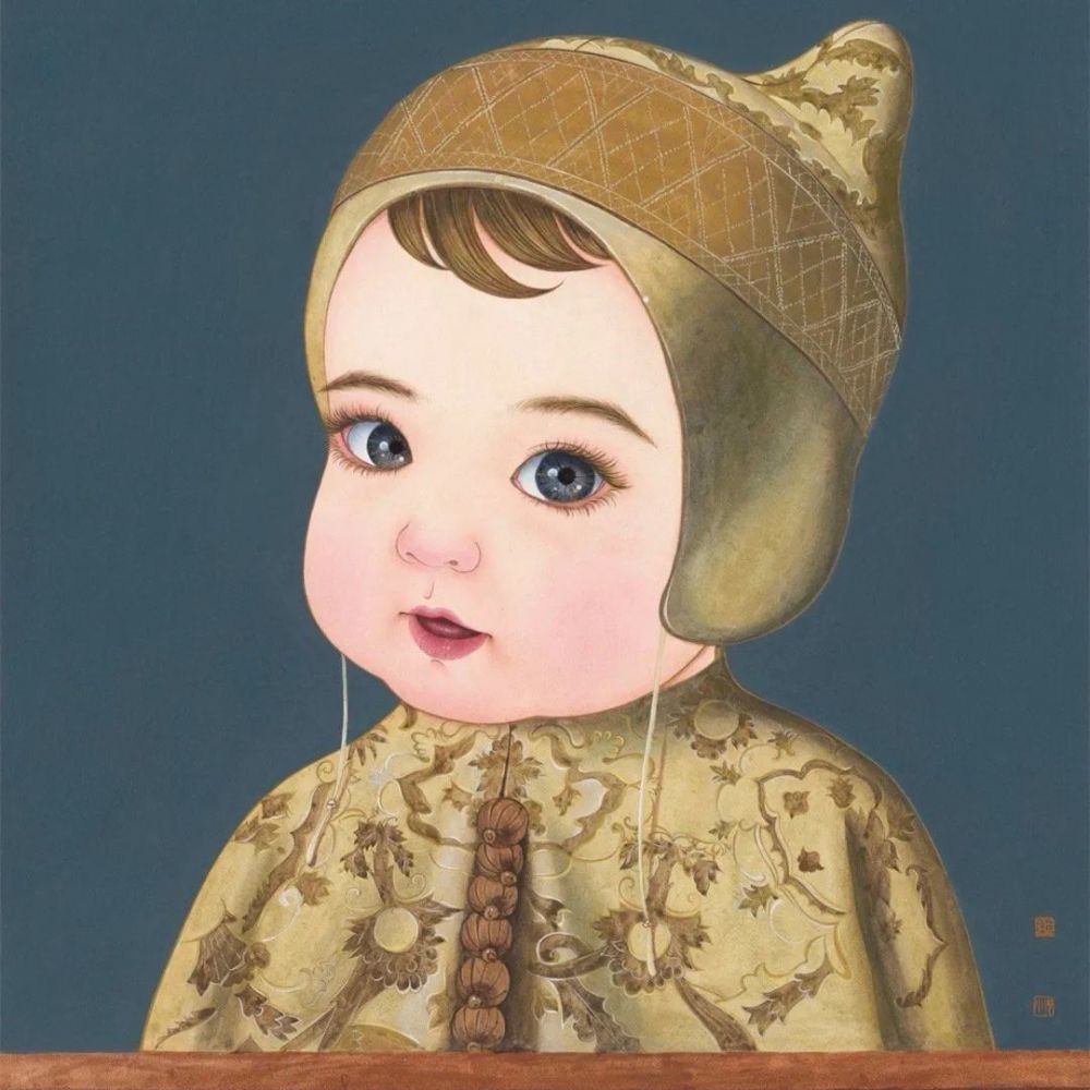 萌娃头像|打着奶嗝的霸道总裁 是帅气的每一天_腾讯新闻