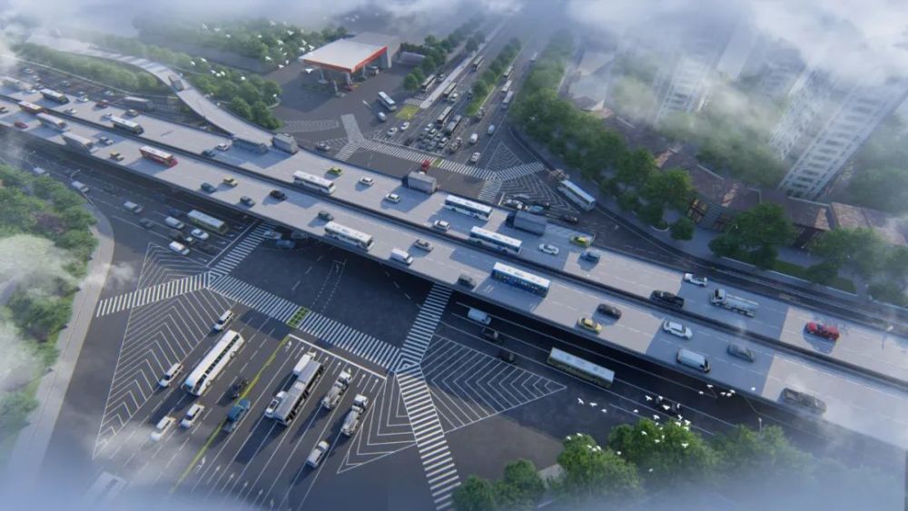 项目南起东二环高架桥,北至长沙市第一垃圾中转处理场进口处,路线全长