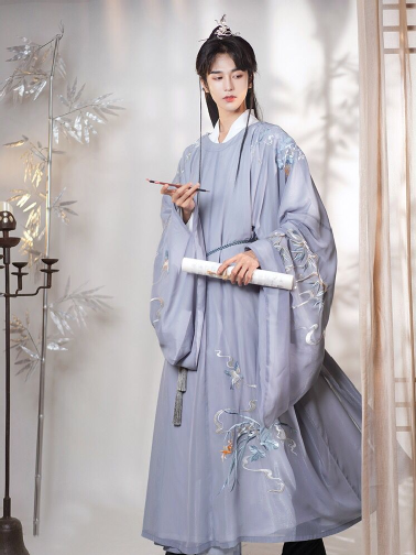 害怕太热不敢穿圆袍领这些圆领袍汉服看起来日常又好看