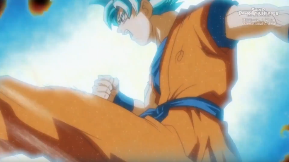 超级龙珠英雄36话:超级赛亚人桃红vs自在极意 震动行星的大决斗