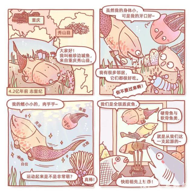 显示它与麒麟鱼,全颌鱼,志留鱼同属全颌盾皮鱼类